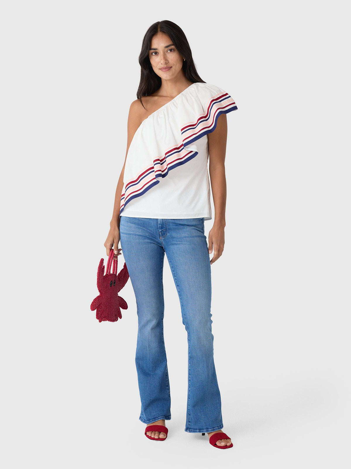 Rosie Assoulin Women's Ribbon Wedge Top