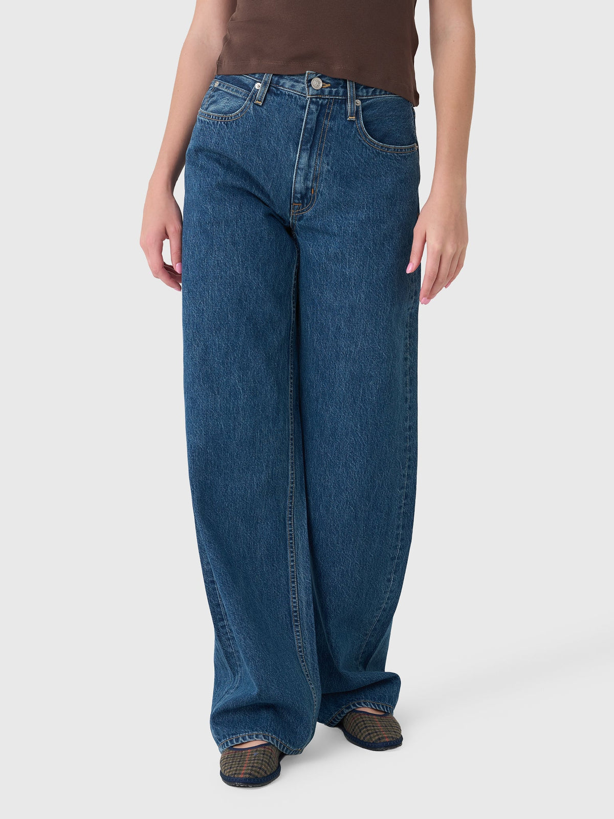 SLVRLAKE Women's Cassie Barrel Leg Jean