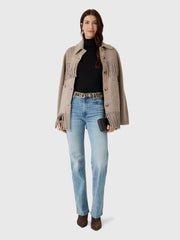 Eterne Women's Fitted Turtleneck Top