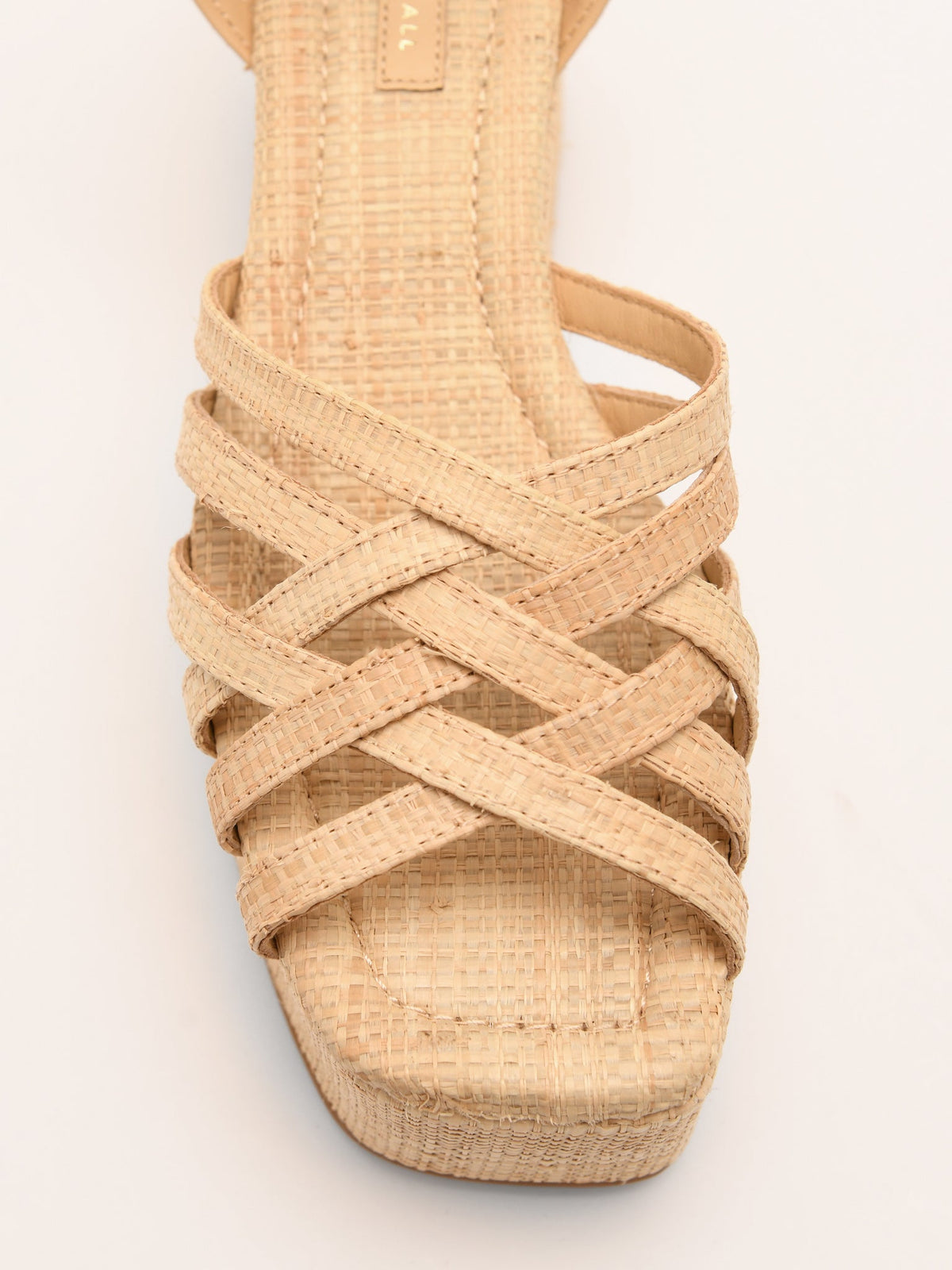 Loeffler Randall Women's Channing Raffia Platform Sandal