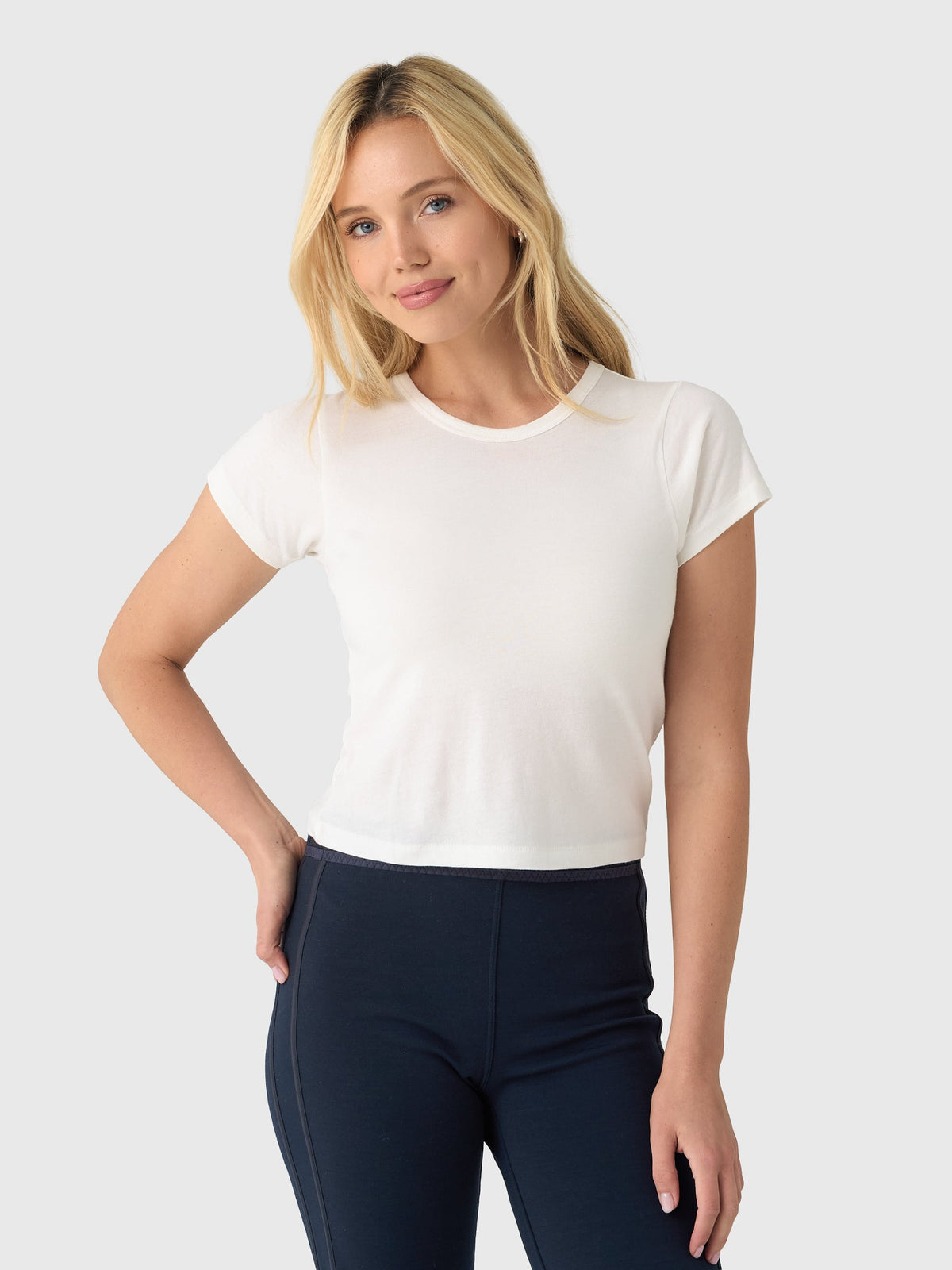 Eterne Women's Short Sleeve Baby Tee