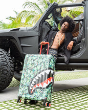 MAMA I MADE IT SHARKITECTURE HARDSHELL FULL-SIZE LUGGAGE