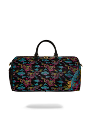 EMBROIDERED DRAGONS DUFFLE