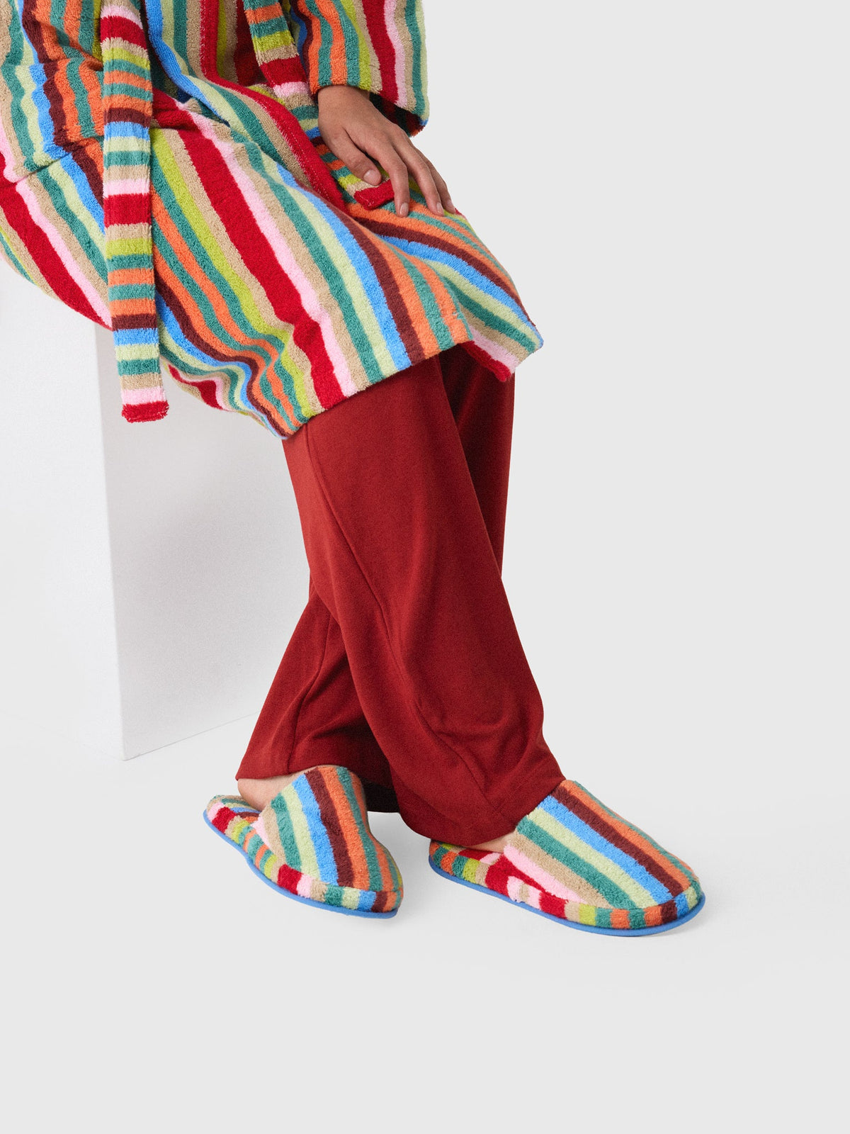 Dusen Dusen Terry Stripe Slipper
