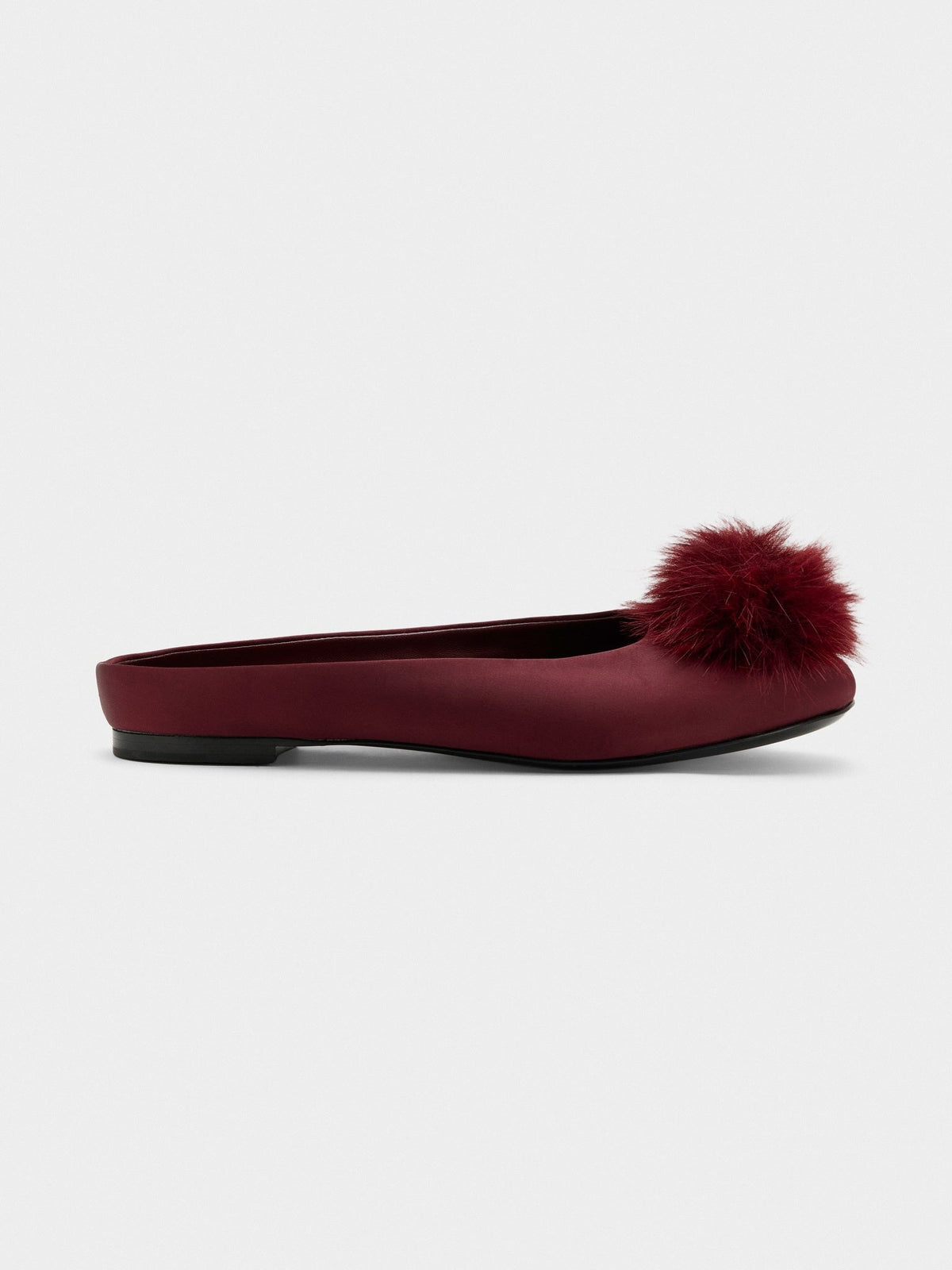 Simon Miller Women's Satin Pom Pom Riad Mule