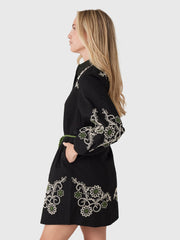 Never A Wallflower Women's French Knot Short Dress