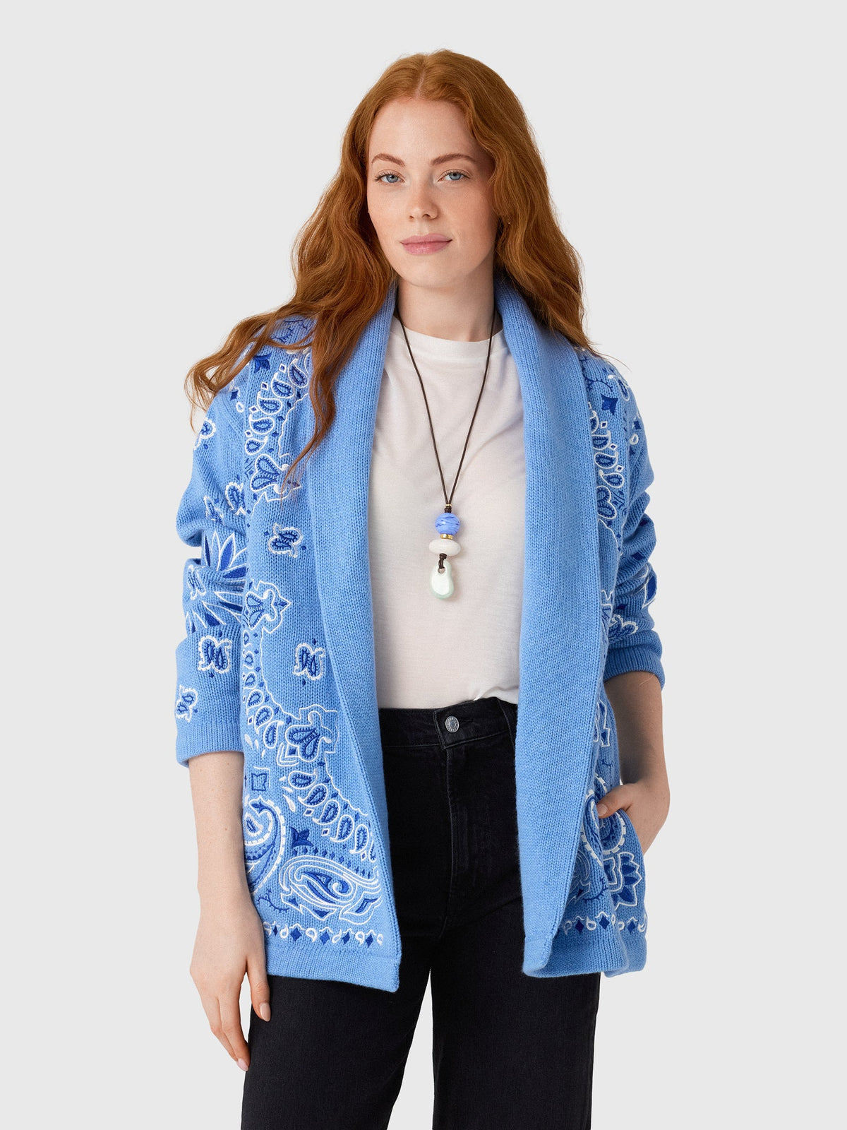 Kujten Women's Cody Bandana Bico Cardigan