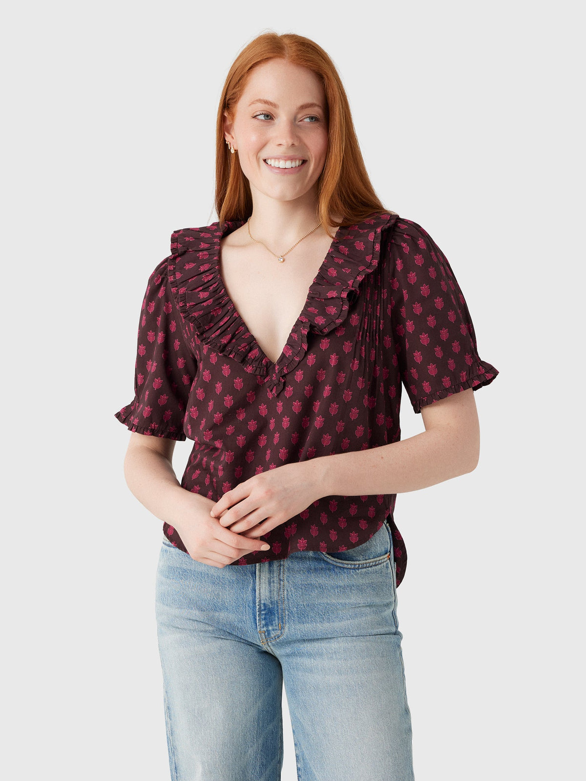 Love Note Women's Georgette Top
