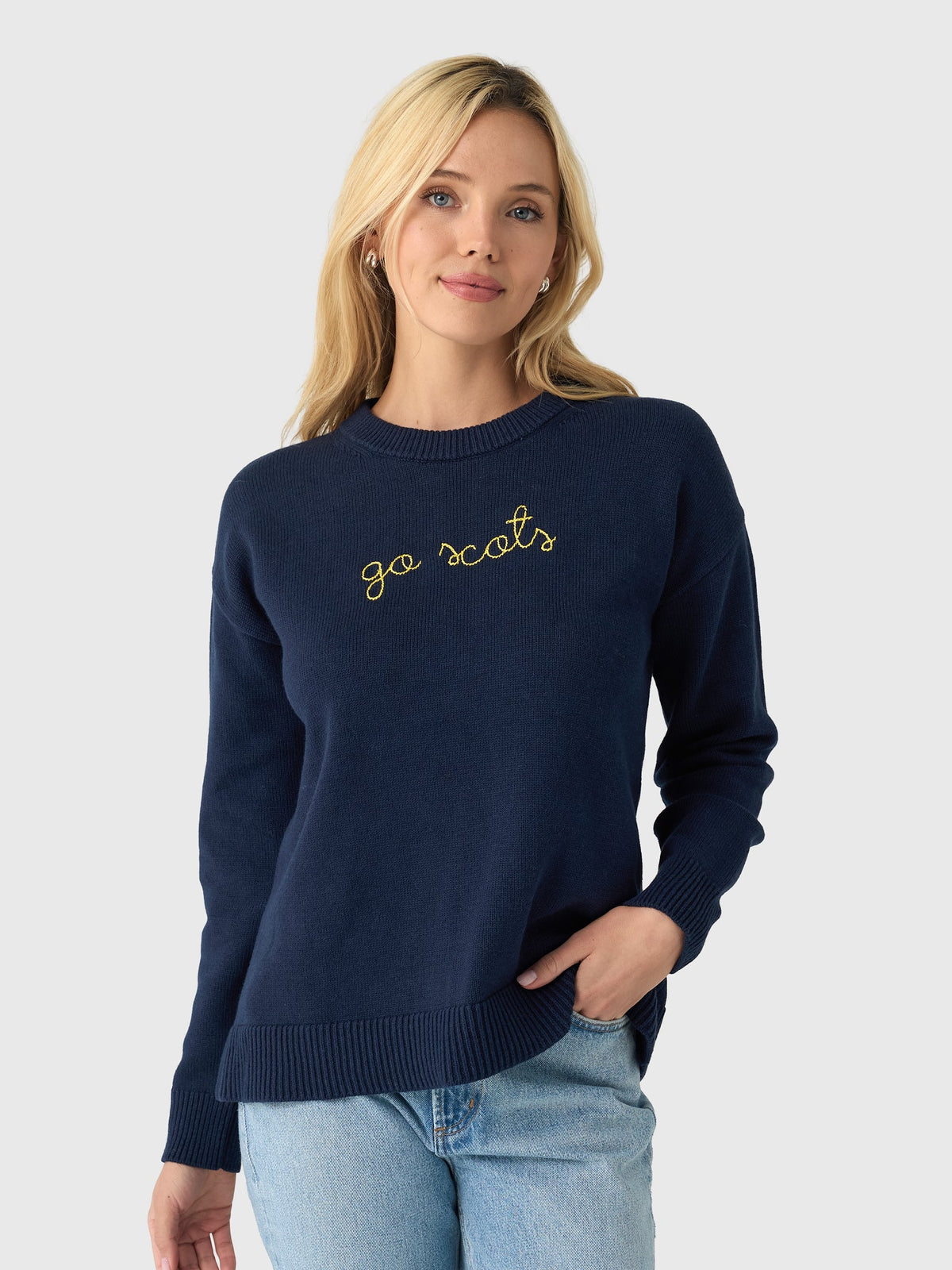 Lingua Franca Women's Go Scots Crewneck Sweater