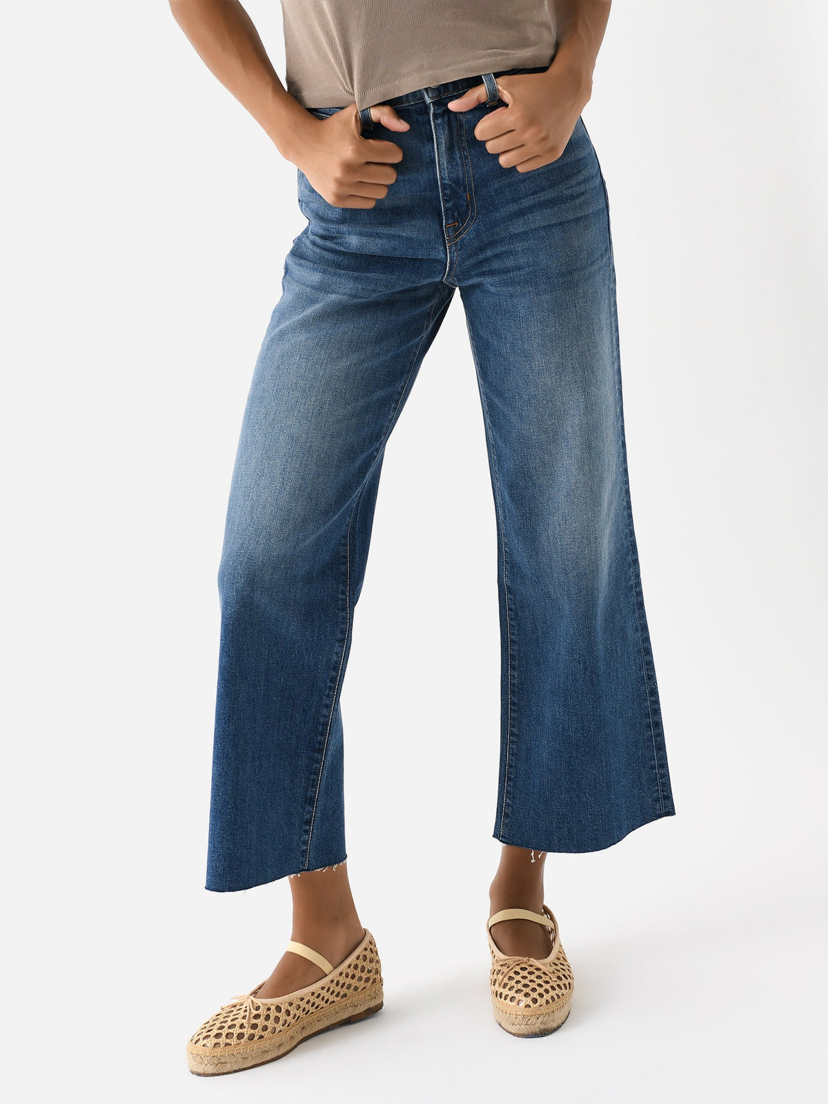 SLVRLAKE Women's Grace Crop Jean