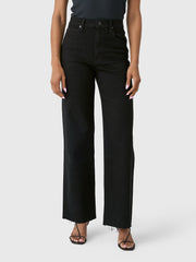 SLVRLAKE Women's Grace High Rise Wide Leg Jean