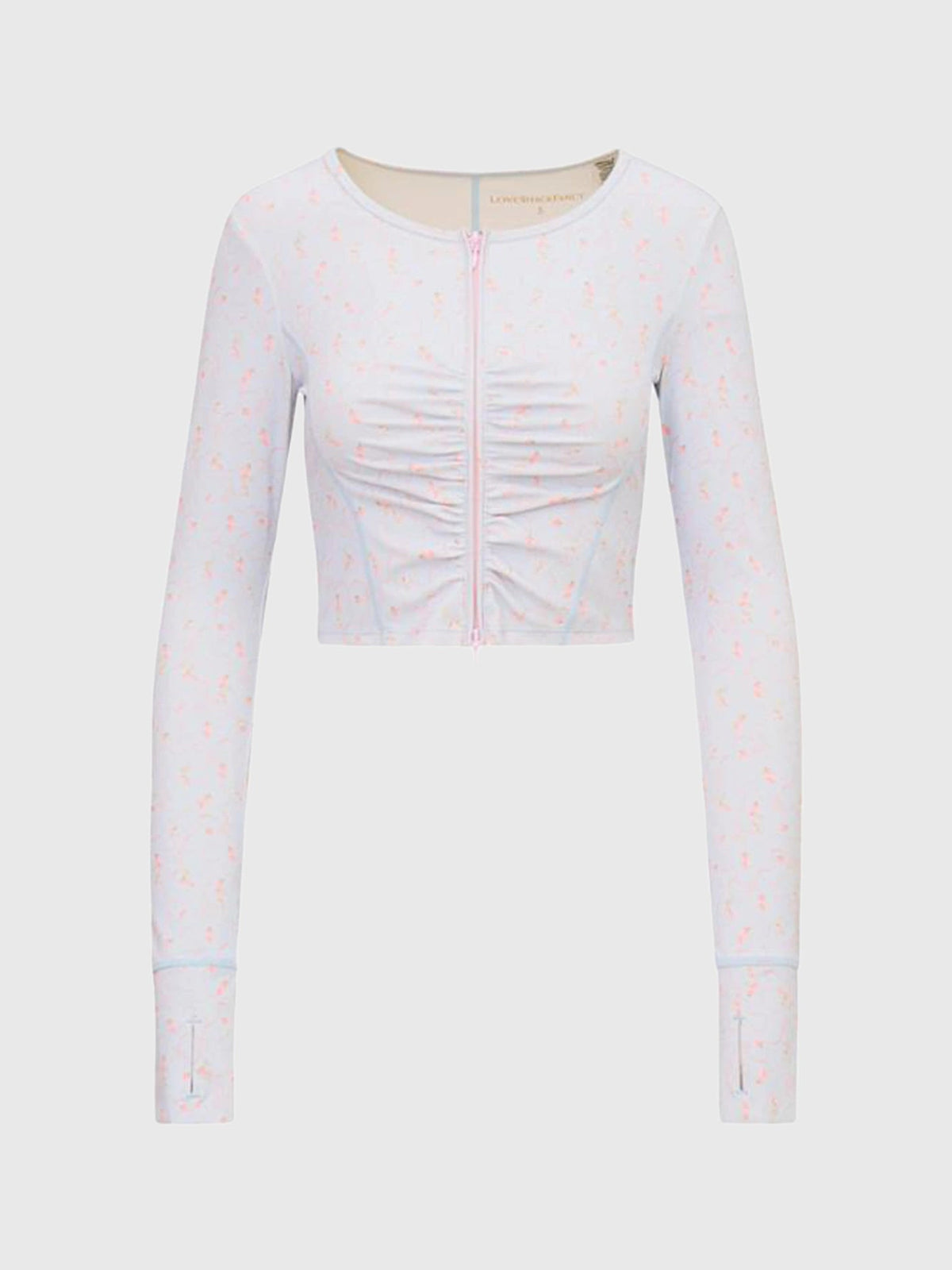 LoveShackFancy Women's Sindri Blue Floral Active Jacket