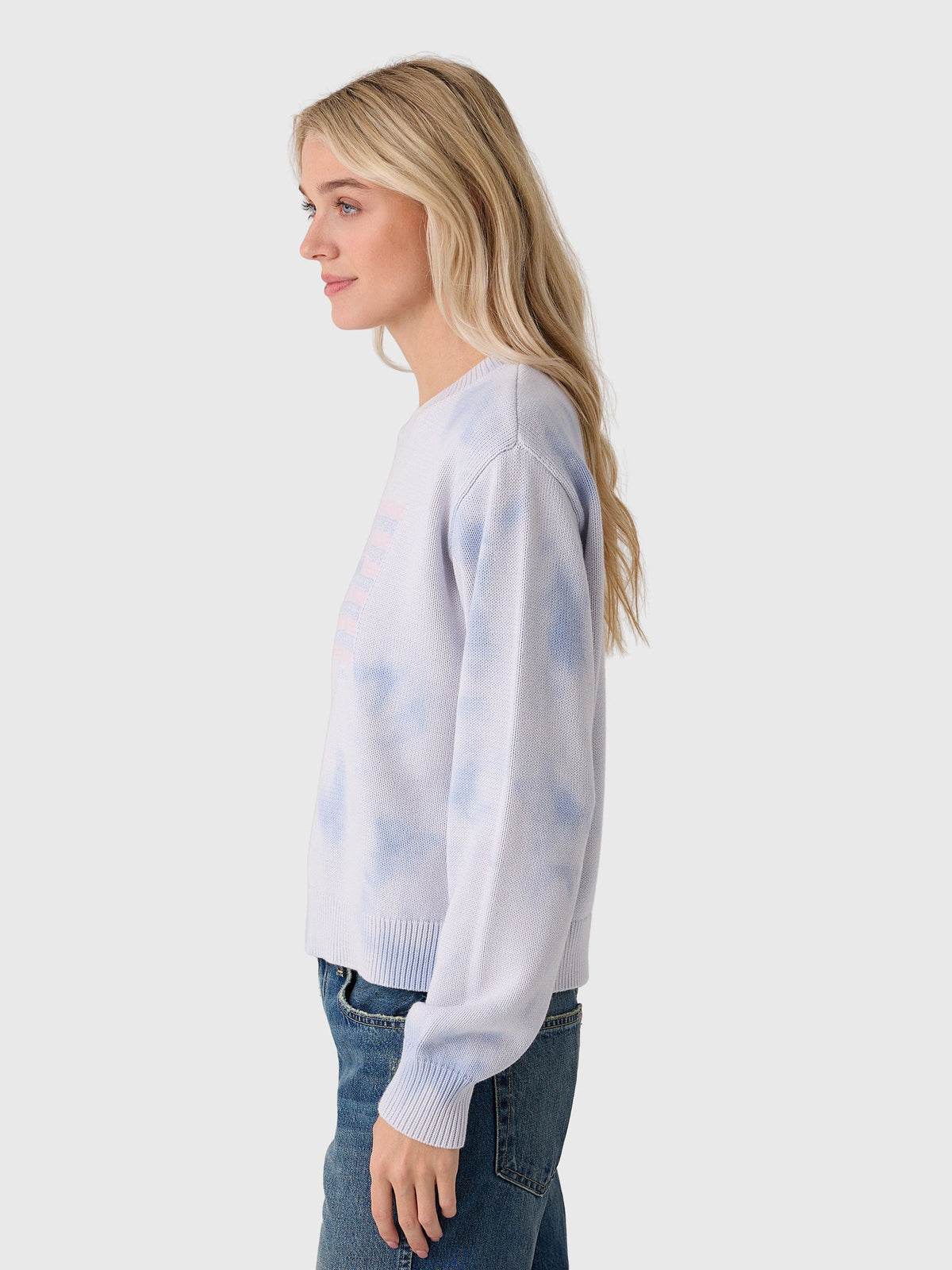 LoveShackFancy Women's Ty Flag Pullover