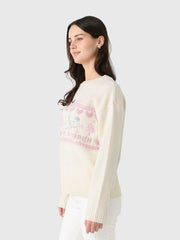 LoveShackFancy Women's Francie Wool Jacquard Pullover