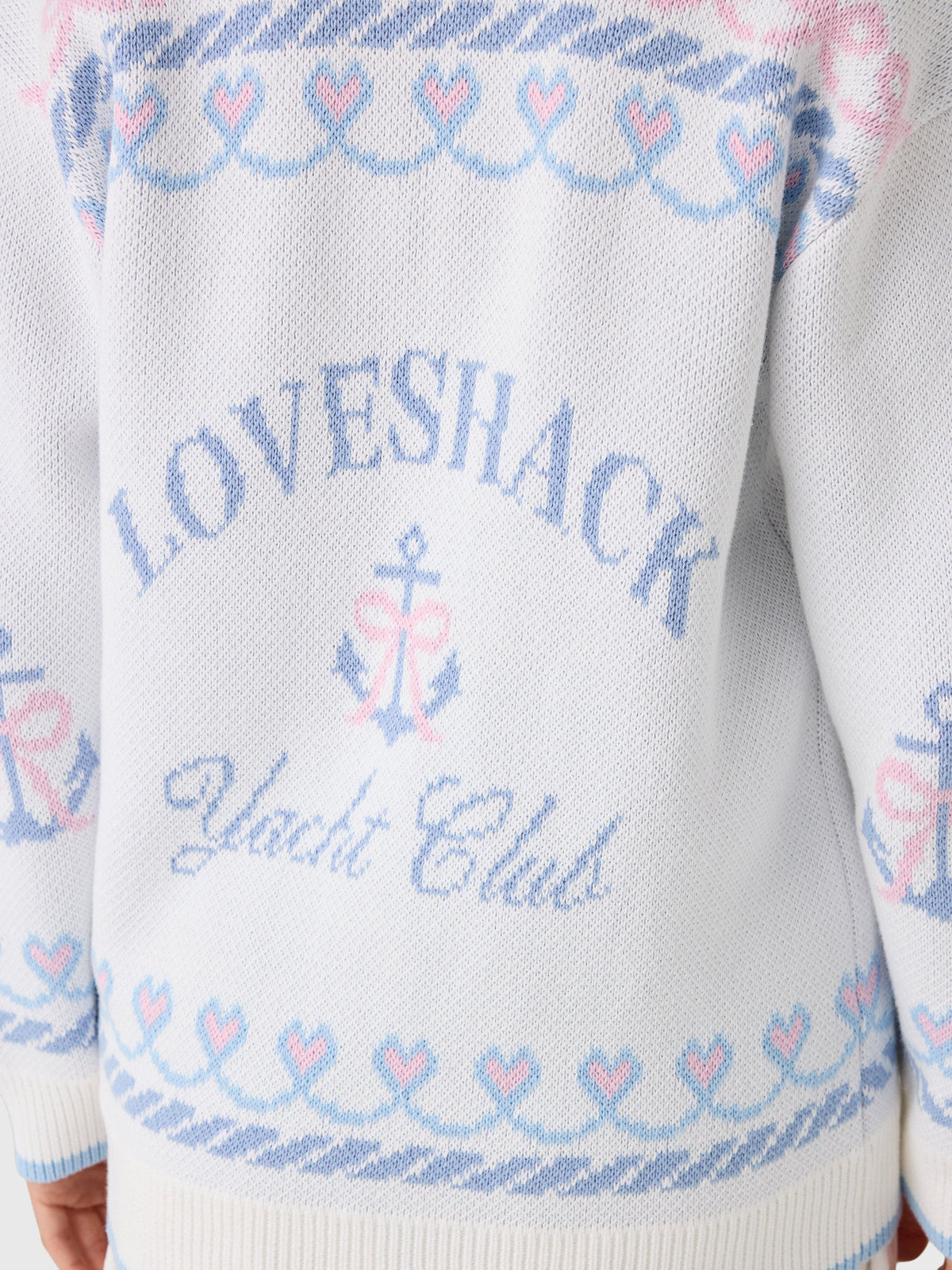 LoveShackFancy Women's Aribella Yacht Club Cardigan