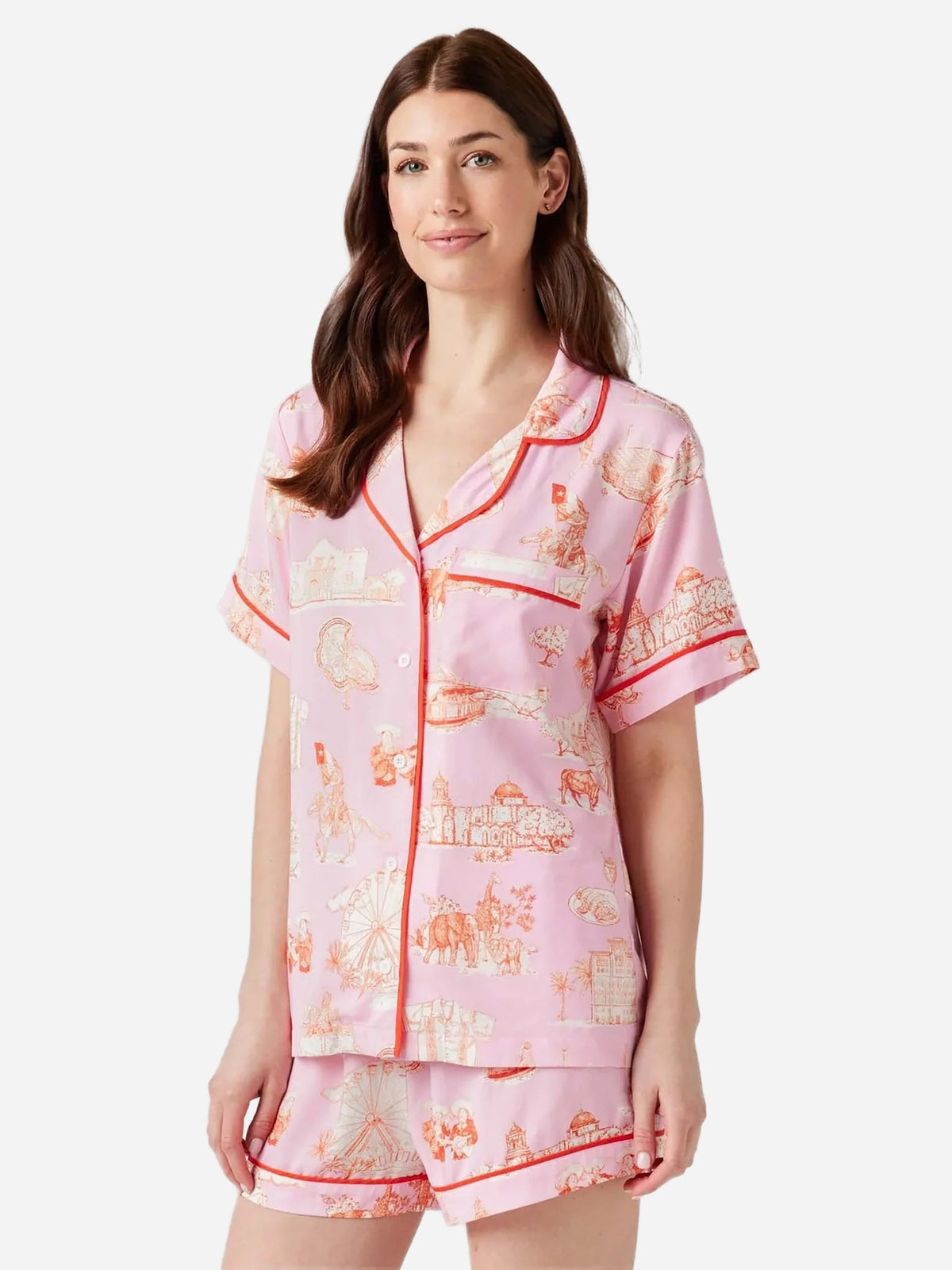 Katie Kime Women's San Antonio Toile Pajama Set