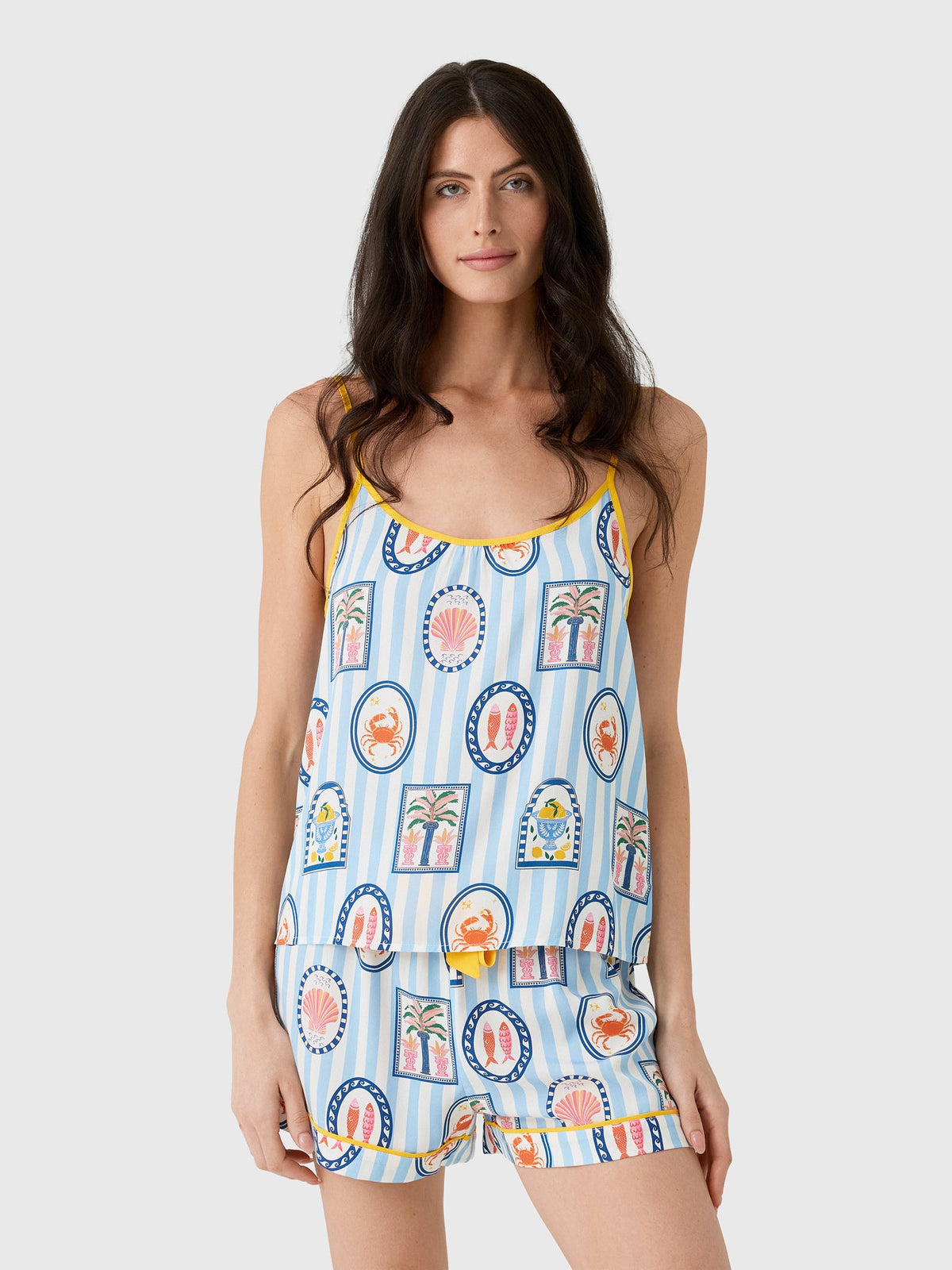 Katie Kime Women's Cape Cod Cami Pajama Set