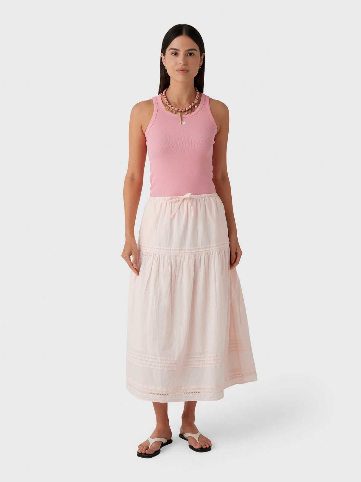 Kerri Rosenthal Women's Vacance Pintuck Skirt