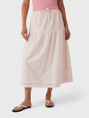 Kerri Rosenthal Women's Vacance Pintuck Skirt