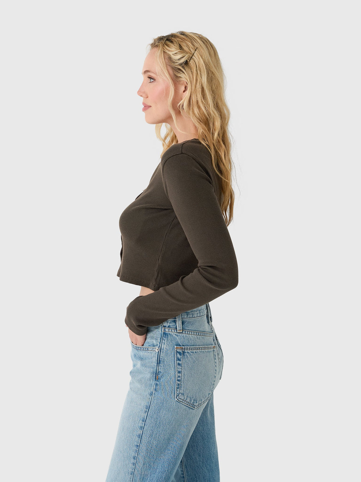 Asher Women's Kennedy Ribbed Cardigan