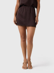 Leset Women's Barb Lace Mini Skirt