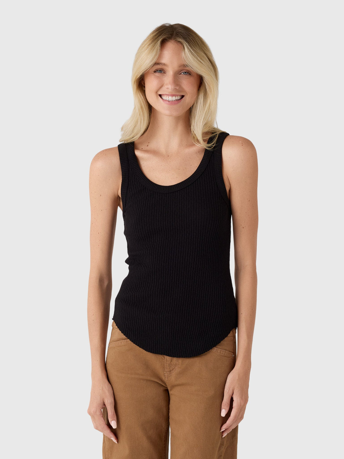 Enza Costa Women's Pointelle Knit Tank