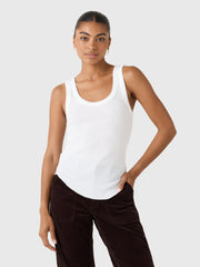 Enza Costa Women's Pointelle Knit Tank