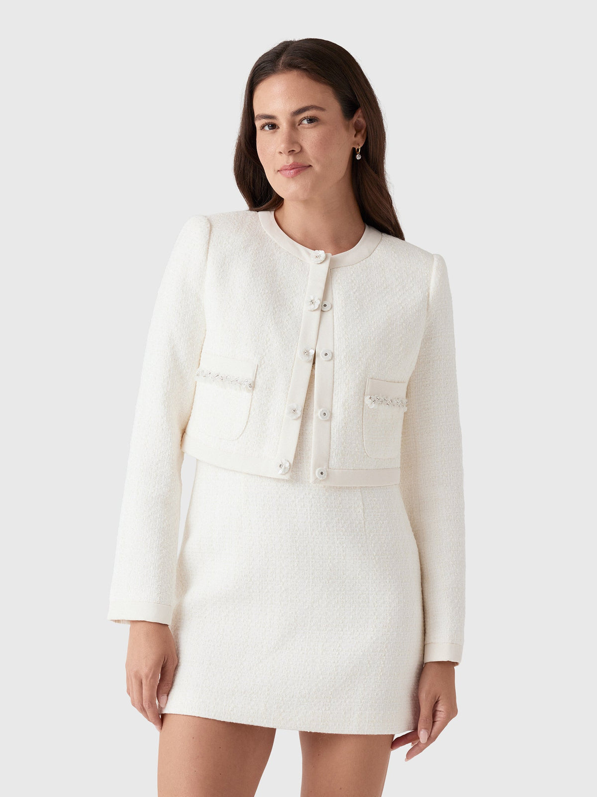 LoveShackFancy Women's Alphie Tweed Jacket