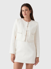 LoveShackFancy Women's Alphie Tweed Jacket