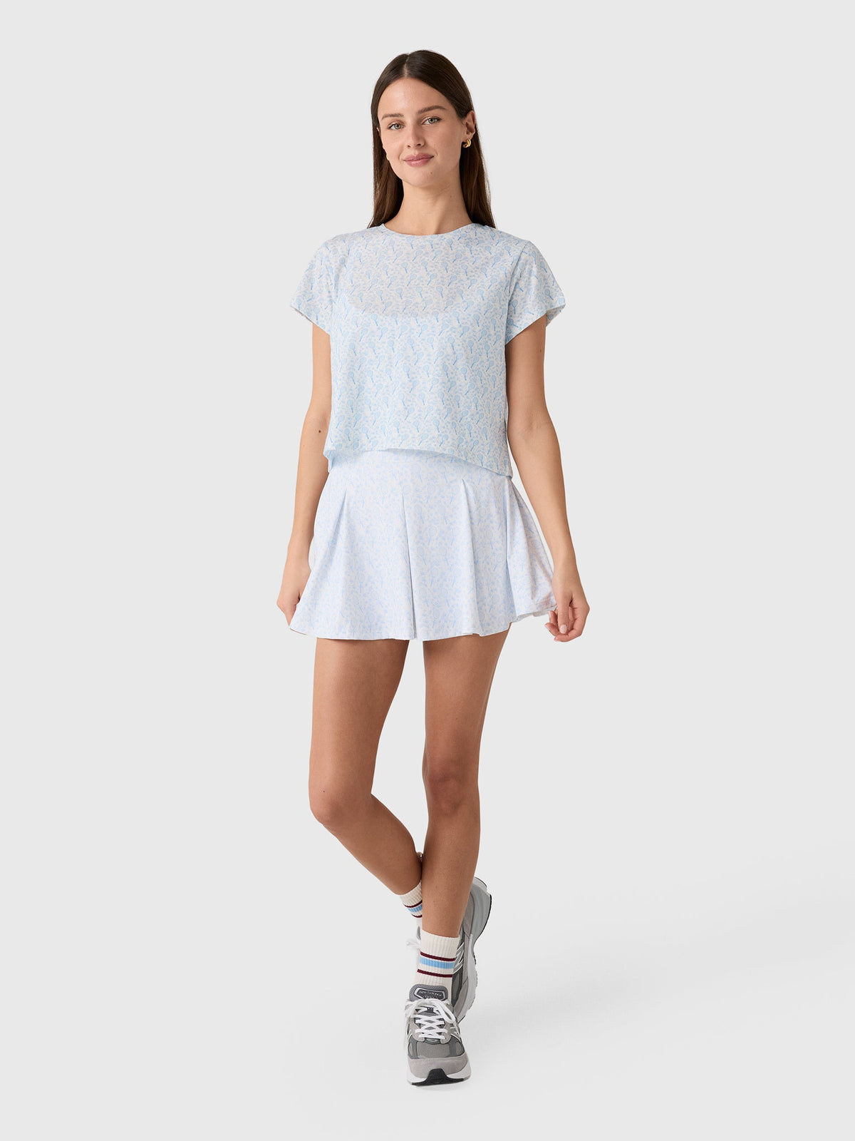 LoveShackFancy Women's Rubin Cropped Tee