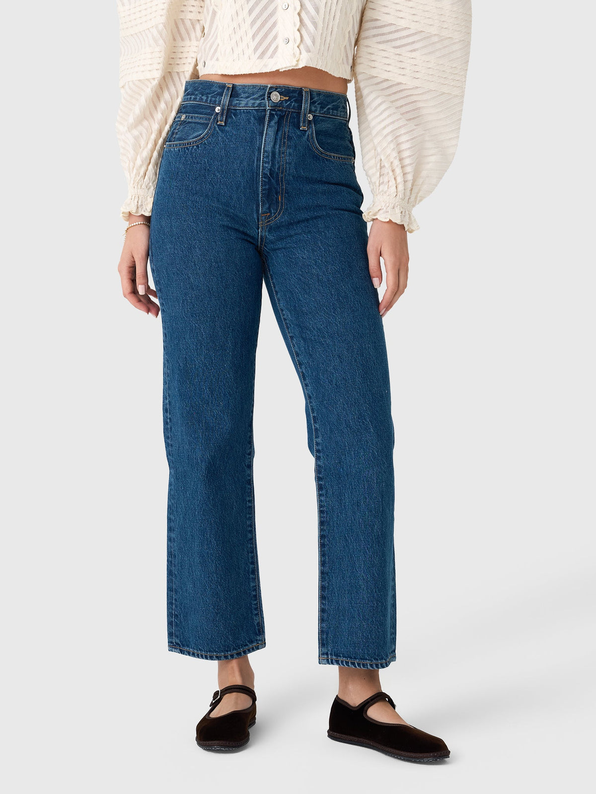 SLVRLAKE Women's London Crop Jean