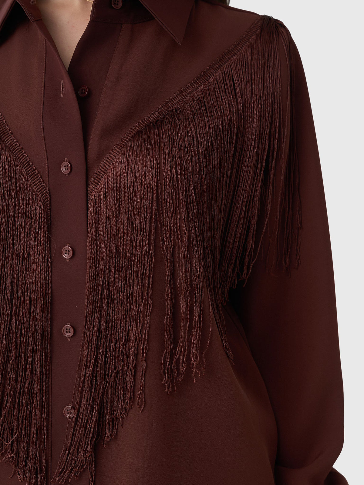 Masons Daughter Women's Loretta Western Fringe Top