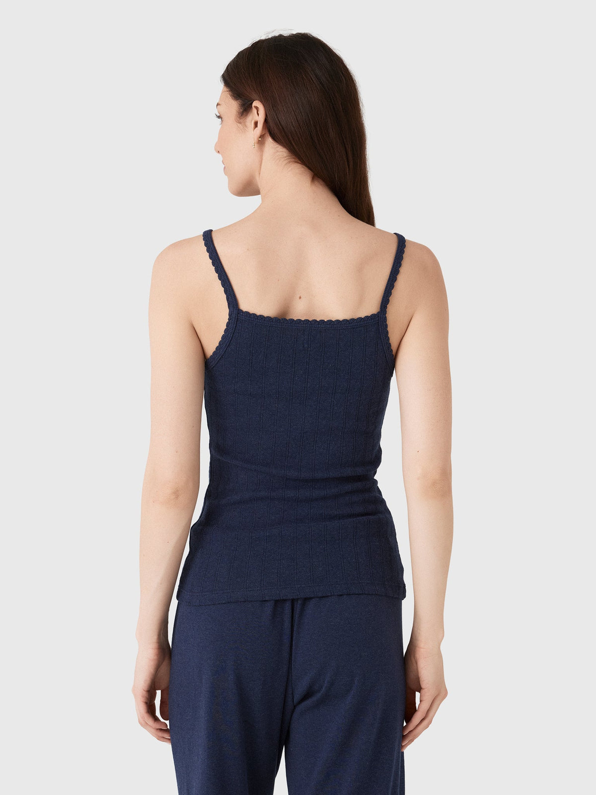 Leset Women's Pointelle Classic Tank Top