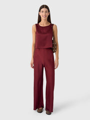 Leset Women's Barb Crop Sleeveless Crew