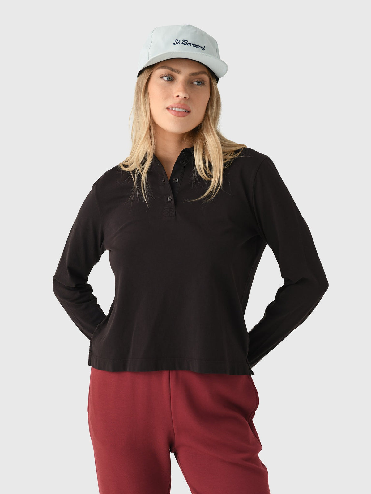 Leset Women's Margo Long Sleeve Polo
