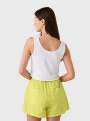 Leset Women's Pointelle Button Down Tank