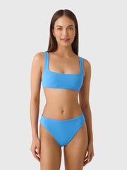 Minnow Women's Terry Square Neck Bikini Top