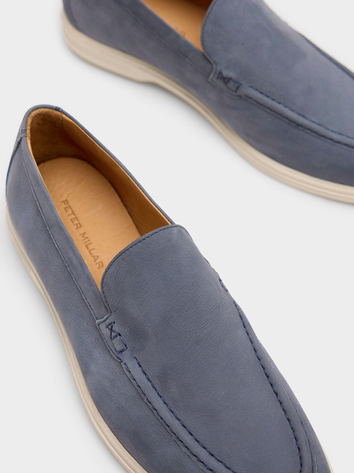 Peter Millar Crown Crafted Men's Excursionist Nubuck Venetian Loafer