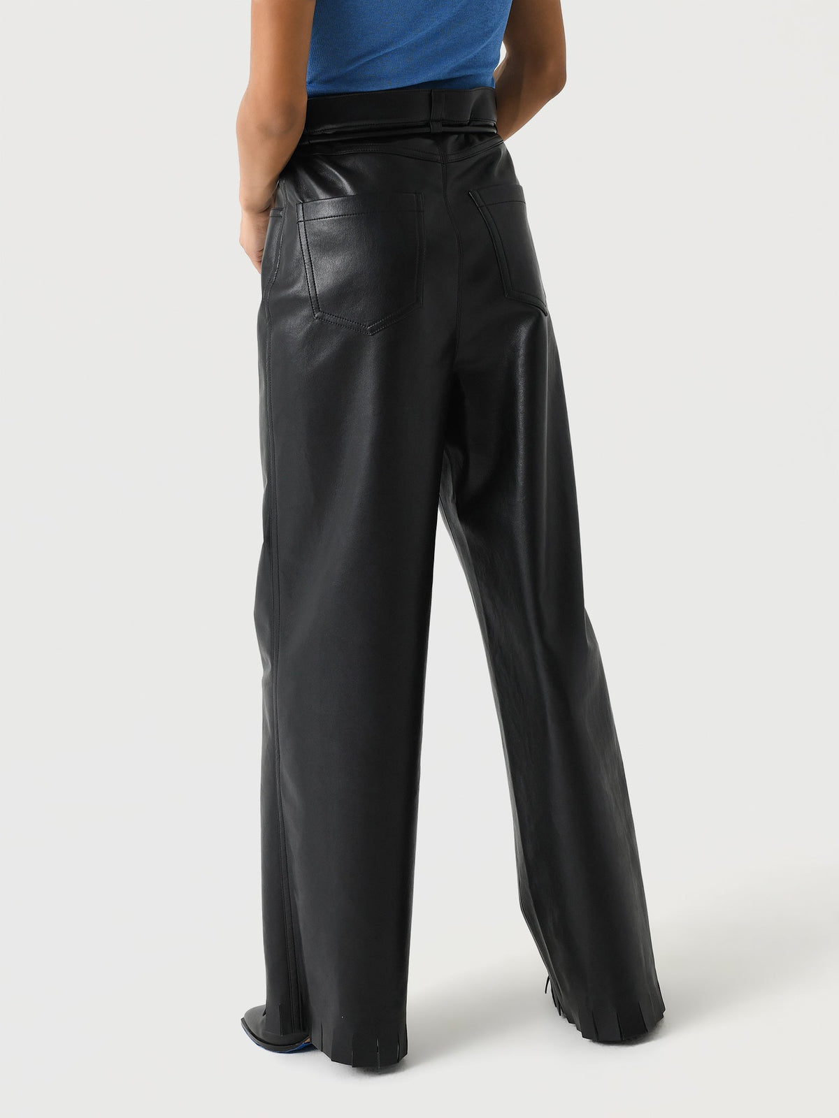 Nanushka Women's Harlee Regenerated Leather Pant