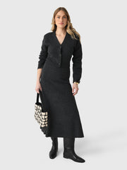 Nanushka Women's Priel Merino Midi Skirt