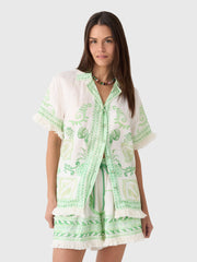 Kate Ford Women's Ochna Fringed Tee