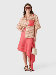 Otzio Women's Asymmetrical Scarf Skirt