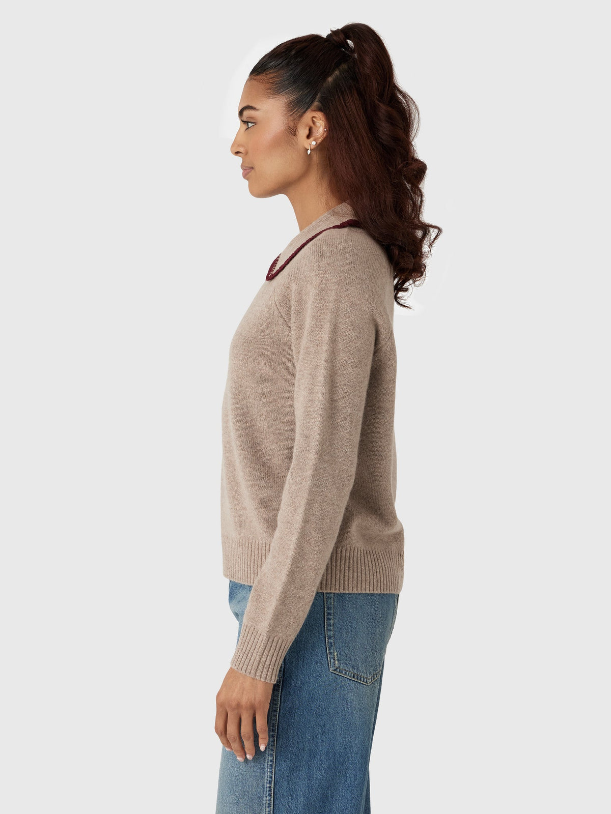 Love Note Women's Peter Pan Collar Sweater