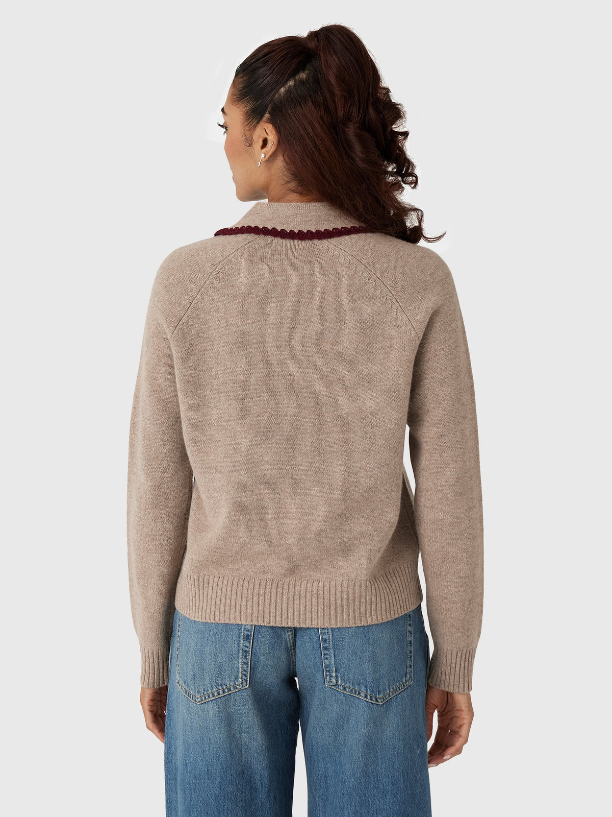 Love Note Women's Peter Pan Collar Sweater