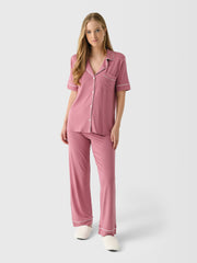 Eberjey Women's Gisele Short Sleeve Pant Pajama Set