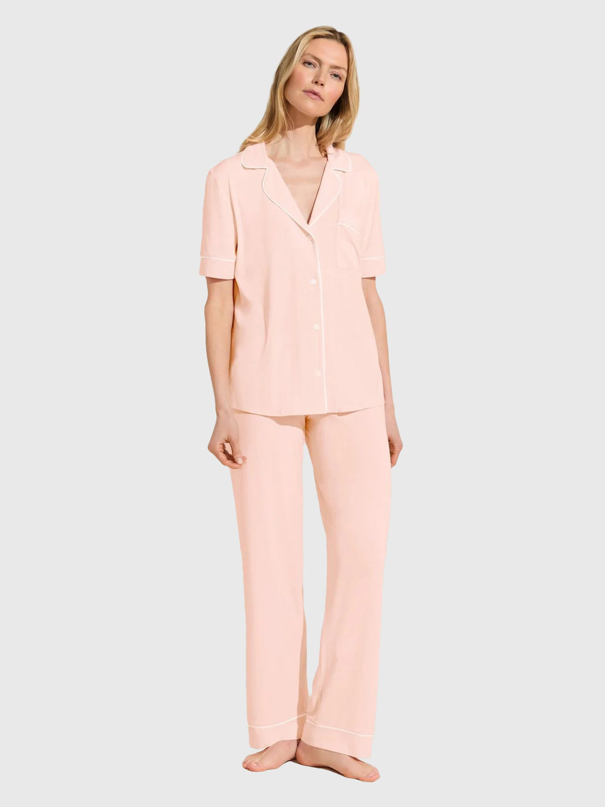 Eberjey Women's Gisele Short Sleeve Pant Pajama Set