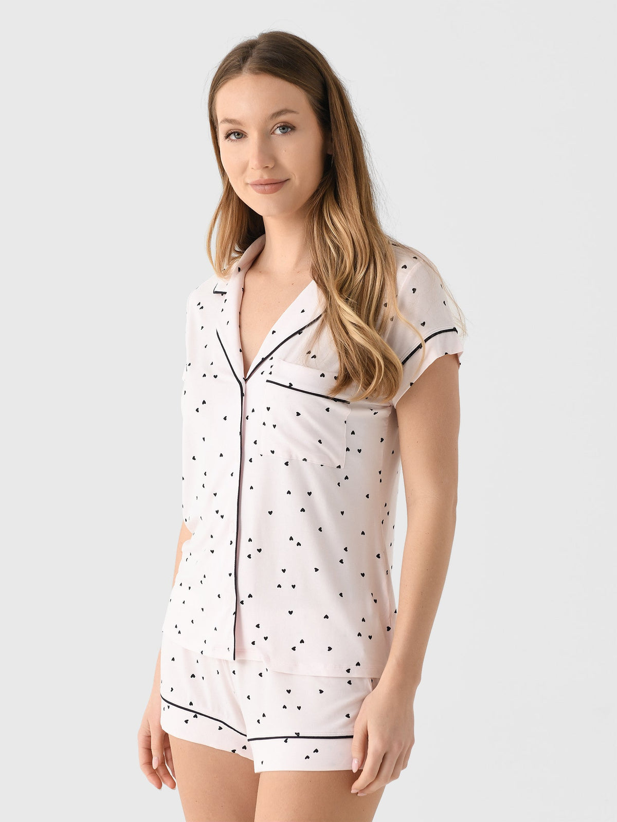 Eberjey Women's Gisele Printed Shortie Pajama Set