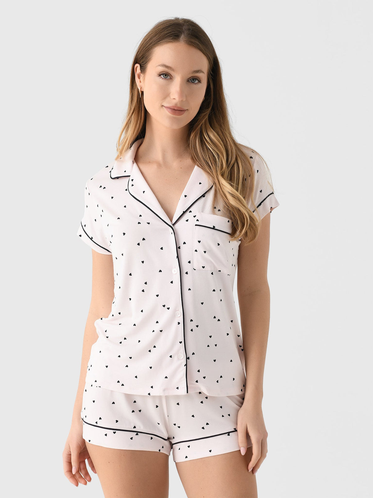 Eberjey Women's Gisele Printed Shortie Pajama Set
