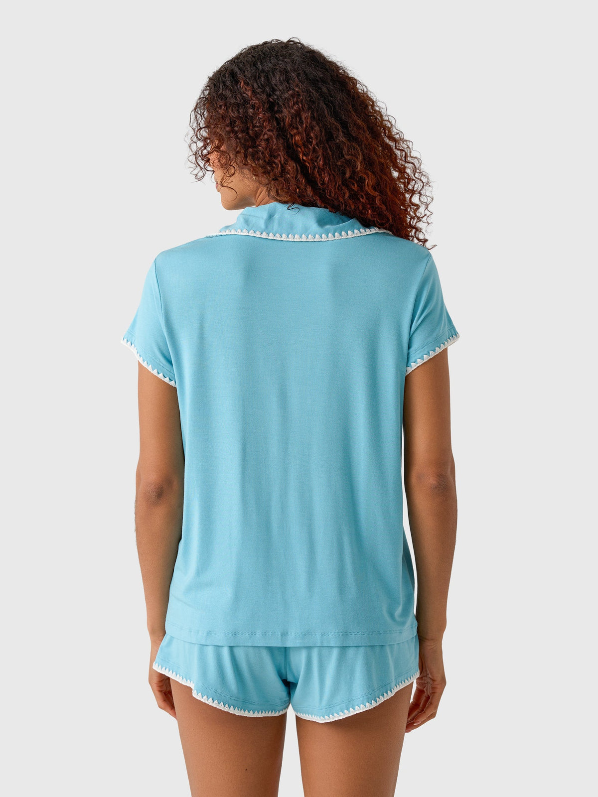 Eberjey Women's Frida Whipstitch Short Pajama Set