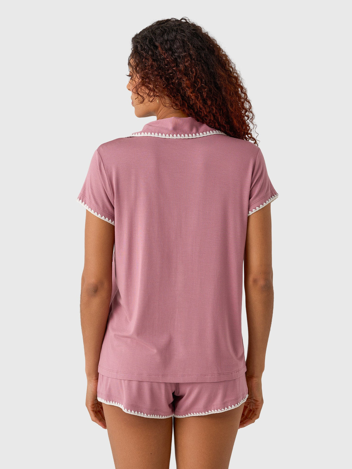 Eberjey Women's Frida Whipstitch Short Pajama Set